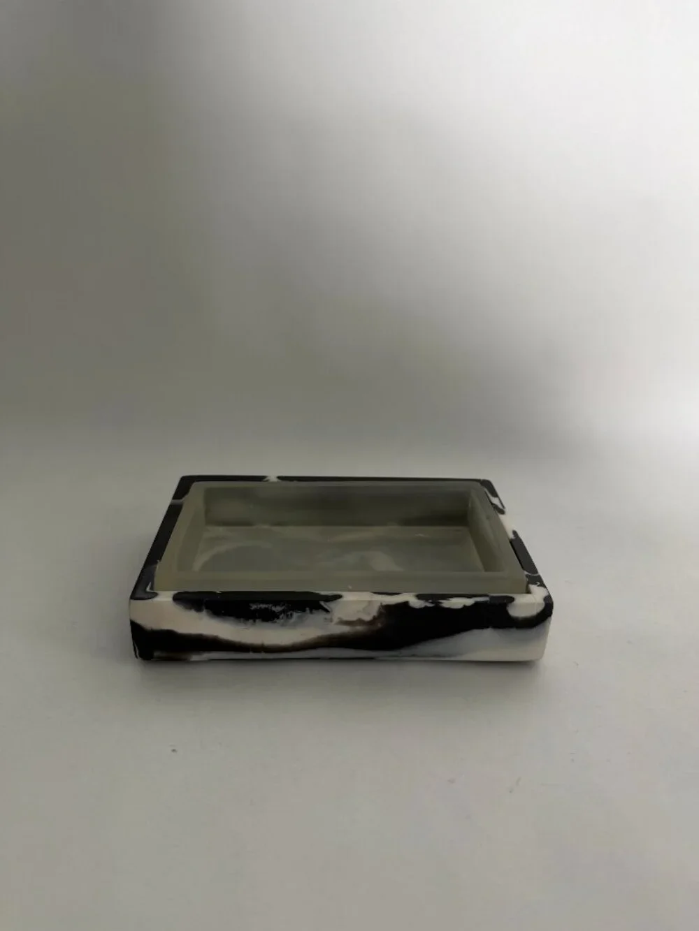 Pigeon and Poodle - Bahia Black Swirl - Designer Soap Dish